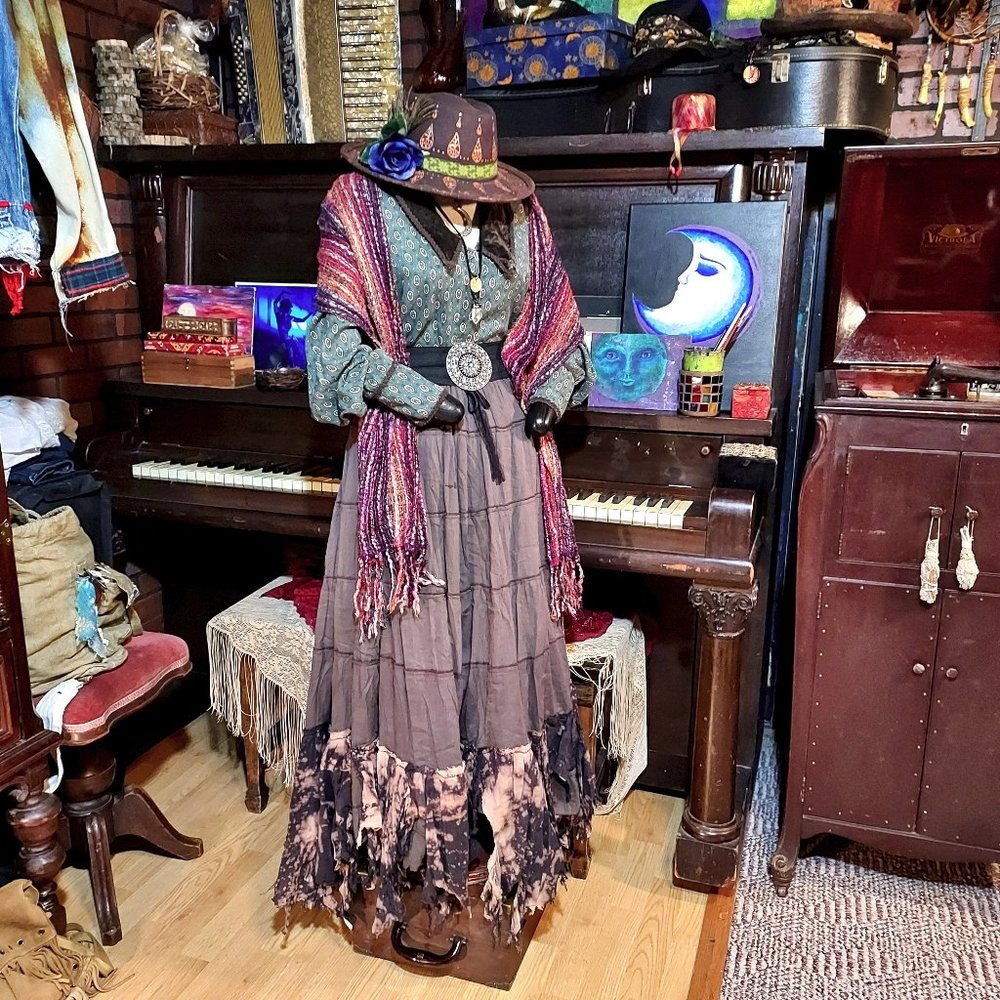 Victorian Style Gypsy Traveller Prairie Cottagecore Shirt Top Blouse